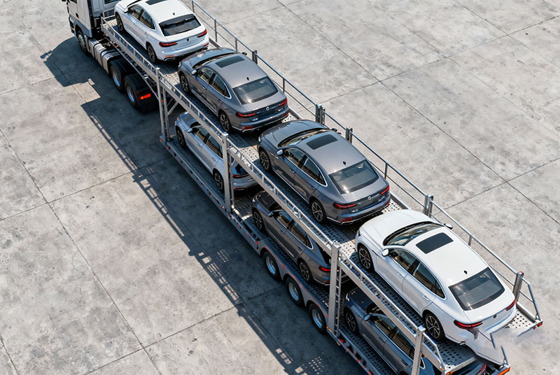 云闪运车专业运输车队展示